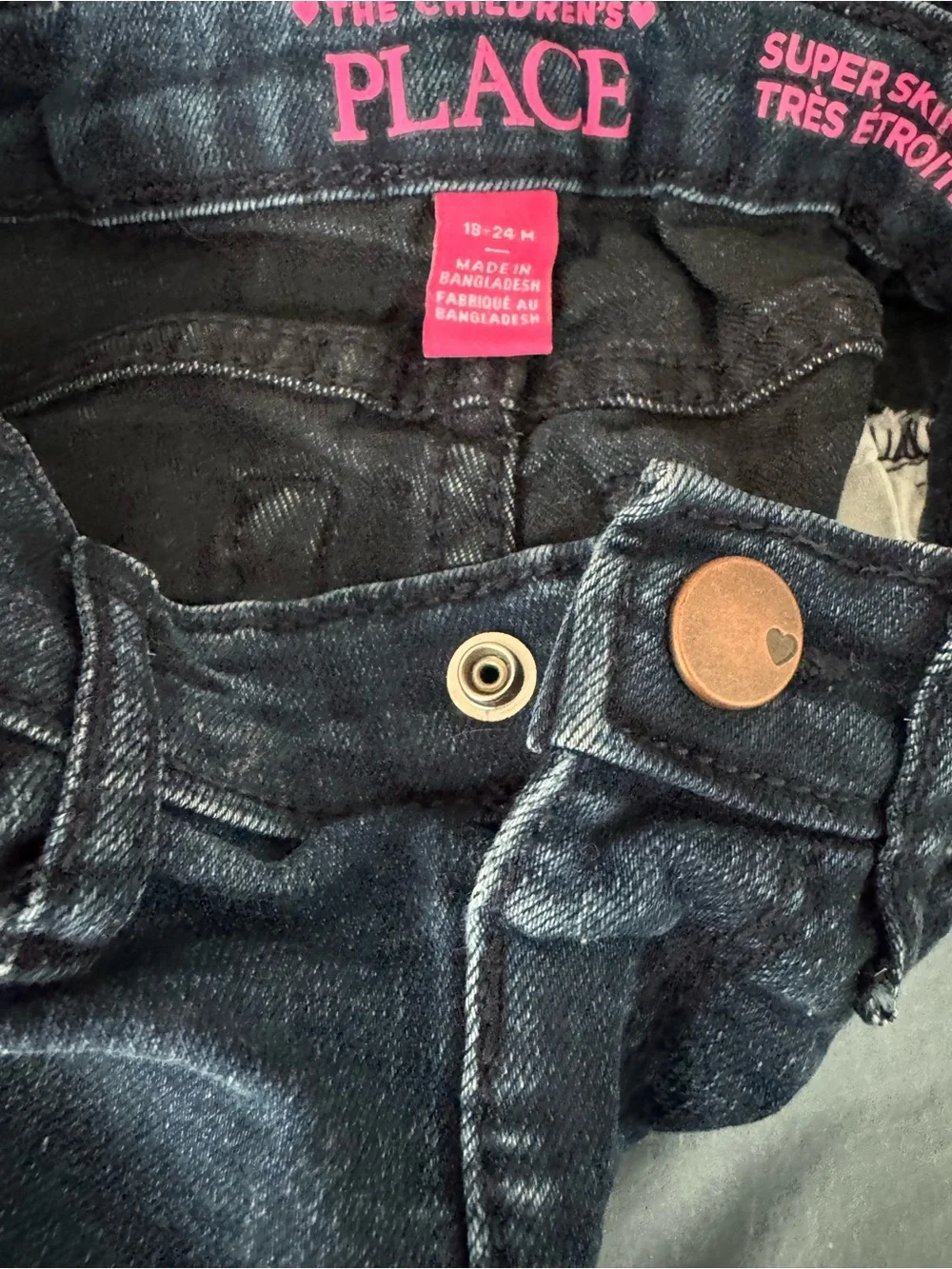The Children's Place Dark Wash Blue Girls' Jeans